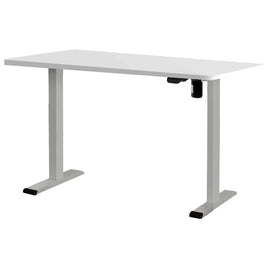 Standing Desk Motorised 120CM White Furniture Kings Warehouse 