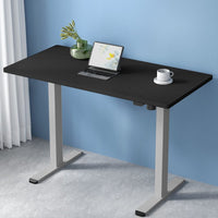 Standing Desk Motorised 140CM Black Furniture Kings Warehouse 