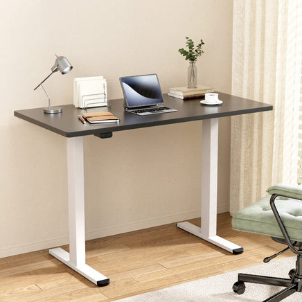 Standing Desk Motorised Dual Motor 120CM Black Furniture Kings Warehouse 