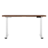 Standing Desk Motorised Dual Motor 120CM Rustic Brwon Furniture Kings Warehouse 