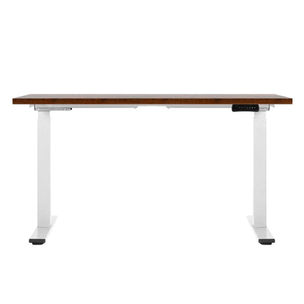 Standing Desk Motorised Dual Motor 120CM Rustic Brwon Furniture Kings Warehouse 