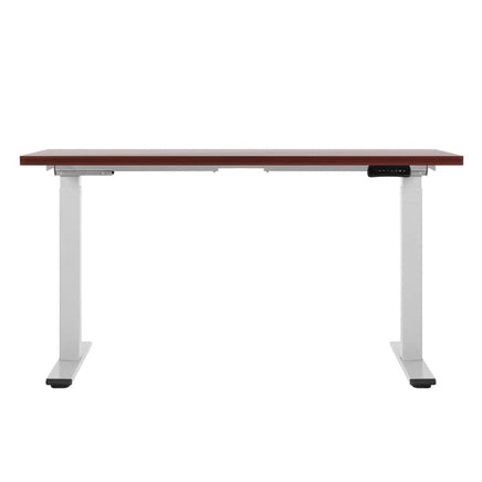 Standing Desk Motorised Dual Motor 120CM Walnut Furniture Kings Warehouse 