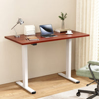 Standing Desk Motorised Dual Motor 120CM Walnut Furniture Kings Warehouse 