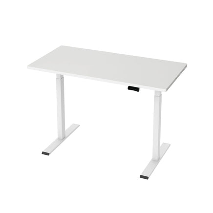 Standing Desk Motorised Dual Motor 120CM White Furniture Kings Warehouse 