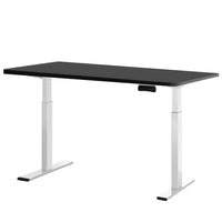 Standing Desk Motorised Dual Motor 140CM Black Furniture Kings Warehouse 