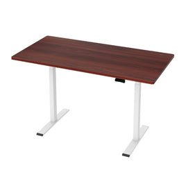 Standing Desk Motorised Dual Motor 140CM Walnut Furniture Kings Warehouse 