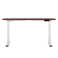 Standing Desk Motorised Dual Motor 140CM Walnut Furniture Kings Warehouse 