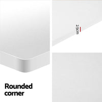 Standing Desk Motorised Dual Motor 140CM White Furniture Kings Warehouse 