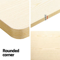 Standing Desk Motorised Dual Motor 140CM White Oak Furniture Kings Warehouse 