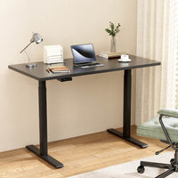 Standing Desk Motorised Dual Motor Black 120CM Furniture Kings Warehouse 