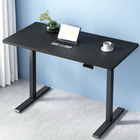 Standing Desk Motorised Dual Motor Black 120CM Furniture Kings Warehouse 