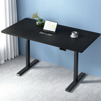 Standing Desk Motorised Dual Motor Black 140CM Furniture Kings Warehouse 