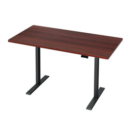 Standing Desk Motorised Dual Motor Walnut 140CM Furniture Kings Warehouse 