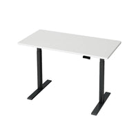 Standing Desk Motorised Dual Motor White 120CM Furniture Kings Warehouse 