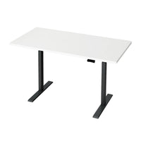 Standing Desk Motorised Dual Motor White 140CM Furniture Kings Warehouse 