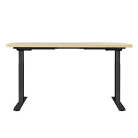 Standing Desk Motorised Dual Motor White Oak 140CM Furniture Kings Warehouse 