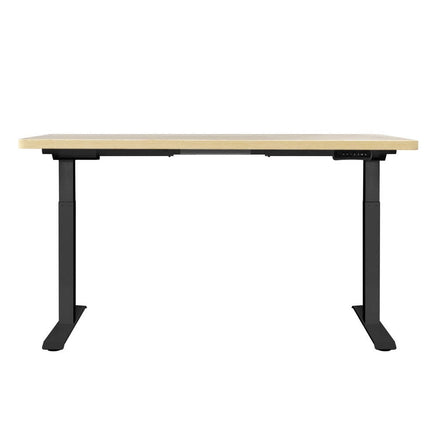Standing Desk Motorised Dual Motor White Oak 140CM Furniture Kings Warehouse 