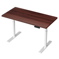 Standing Desk Motorised Electric Dual Motor 120CM Walnut Furniture Kings Warehouse 