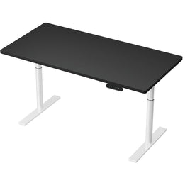 Standing Desk Motorised Electric Dual Motor 140CM Black Furniture Kings Warehouse 