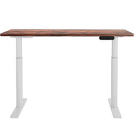 Standing Desk Motorised Electric Dual Motor 140CM Rustic Brown Furniture Kings Warehouse 