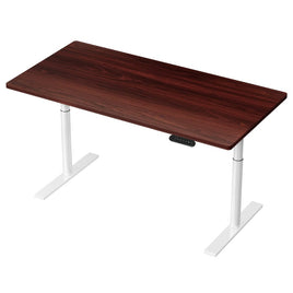Standing Desk Motorised Electric Dual Motor 140CM Walnut Furniture Kings Warehouse 