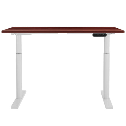 Standing Desk Motorised Electric Dual Motor 140CM Walnut Furniture Kings Warehouse 