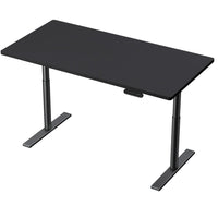 Standing Desk Motorised Electric Dual Motor Black 140CM Furniture Kings Warehouse 