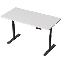 Standing Desk Motorised Electric Dual Motor White 140CM Furniture Kings Warehouse 