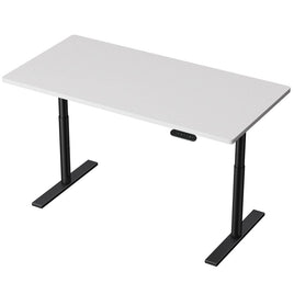 Standing Desk Motorised Electric Dual Motor White 140CM Furniture Kings Warehouse 