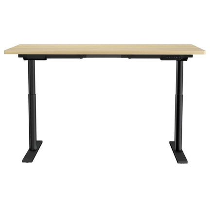 Standing Desk Motorised Electric Dual Motor White Oak 140CM Furniture Kings Warehouse 