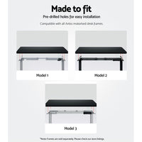 Standing Desk Top Black 120CM Furniture Kings Warehouse 
