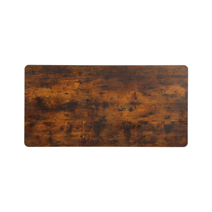 Standing Desk Top Rustic Brown 140CM Furniture Kings Warehouse 