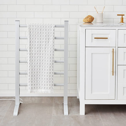 Standing Heated Towel Rail Vertical Warming Towel Rack Home & Garden Kings Warehouse 