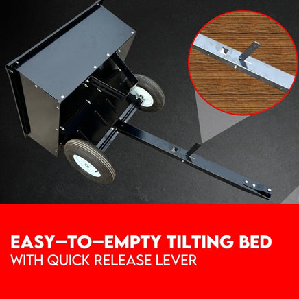 Steel Dump Cart Garden Tipping Trailer Baby & Kids Kings Warehouse 