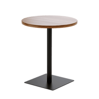 Steel Square 45cm Restaurant Cafe Office Table Base Leg Home & Garden Kings Warehouse 