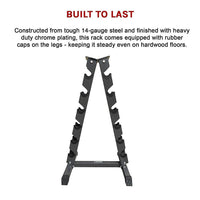 Steel Vertical Dumbbell Rack Weight Stand Sports & Fitness Kings Warehouse 