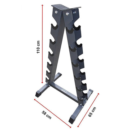 Steel Vertical Dumbbell Rack Weight Stand Sports & Fitness Kings Warehouse 