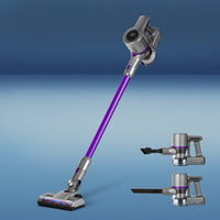 Stick Vacuum Cleaner Bagless Cordless 120W Purple Appliances Kings Warehouse 