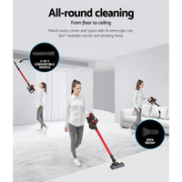 Stick Vacuum Cleaner Brushless Cordless 250W Red Appliances Kings Warehouse 