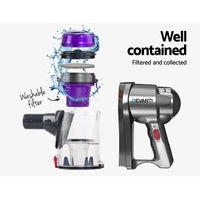 Stick Vacuum Cleaner Handheld Corded 450W Purple Appliances Kings Warehouse 