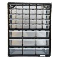 Storage Cabinet Drawers 39 Plastic Tool Box Containers Organiser Cupboard Kings Warehouse 