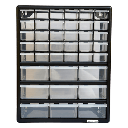 Storage Cabinet Drawers 39 Plastic Tool Box Containers Organiser Cupboard Kings Warehouse 