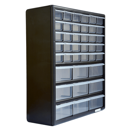 Storage Cabinet Drawers 39 Plastic Tool Box Containers Organiser Cupboard Kings Warehouse 