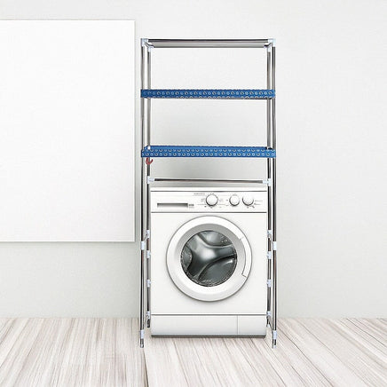 Storage Shelves Shelf 3 Tier Rack Portable Laundry Stand Unit Organiser Furniture Kings Warehouse 
