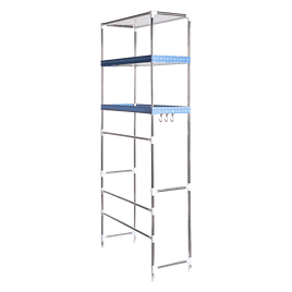 Storage Shelves Shelf 3 Tier Rack Portable Laundry Stand Unit Organiser Furniture Kings Warehouse