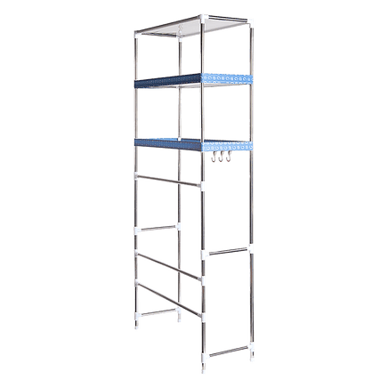 Storage Shelves Shelf 3 Tier Rack Portable Laundry Stand Unit Organiser Furniture Kings Warehouse 