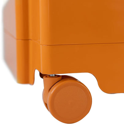 Storage Trolley Bedside Table 3 Tier Cart Boby Replica Orange Furniture Kings Warehouse 