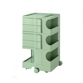 Storage Trolley Bedside Table 5 Tier Cart Boby Replica Green Furniture Kings Warehouse