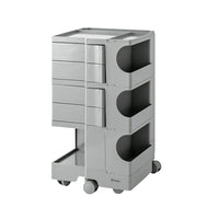 Storage Trolley Bedside Table 5 Tier Cart Boby Replica Grey Furniture Kings Warehouse 
