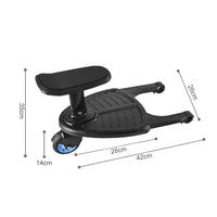 Stroller Step Board Toddler Buggys Wheel Standing Board Skateboard For Pram Kids Blue Kings Warehouse 